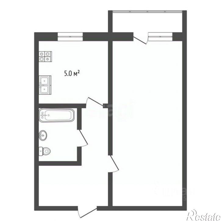 1-комн квартира ул Урицкого, 36,  д. 36