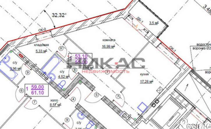 1-комн квартира ул Ямская, 44а,  д. 44а
