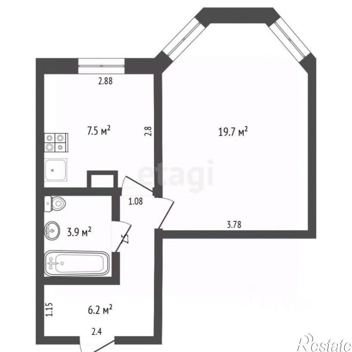 1-комн квартира пр-кт Машиностроителей, 17а,  д. 17а