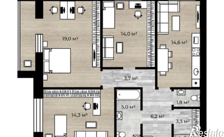 3-комн квартира Ярославль, Ярославская улица, 161к3