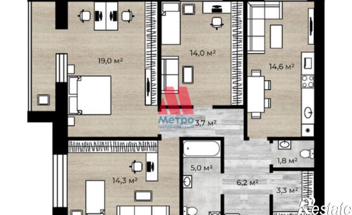 3-комн квартира Ярославль, Ярославская улица, 161к3
