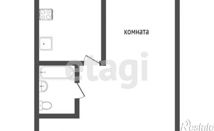 1-комн квартира ул Ранняя, 11,  д. 11
