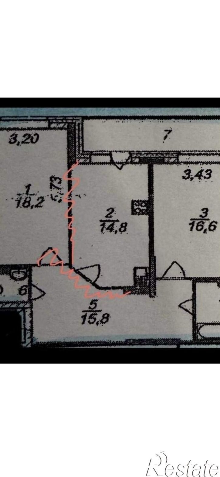 2-комн квартира Лизы Чайкиной улица, д.7