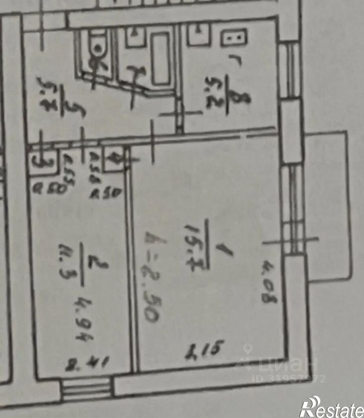 2-комн квартира ул Титова, 12 2,  д. 12 2,  к. 2