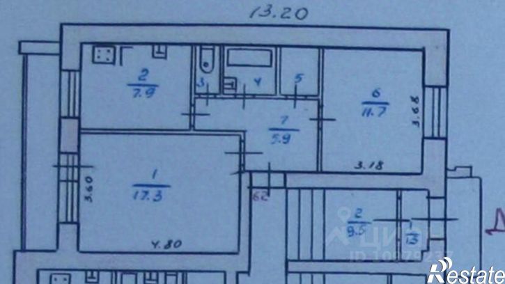2-комн квартира Кучерской пер, 4,  д. 4