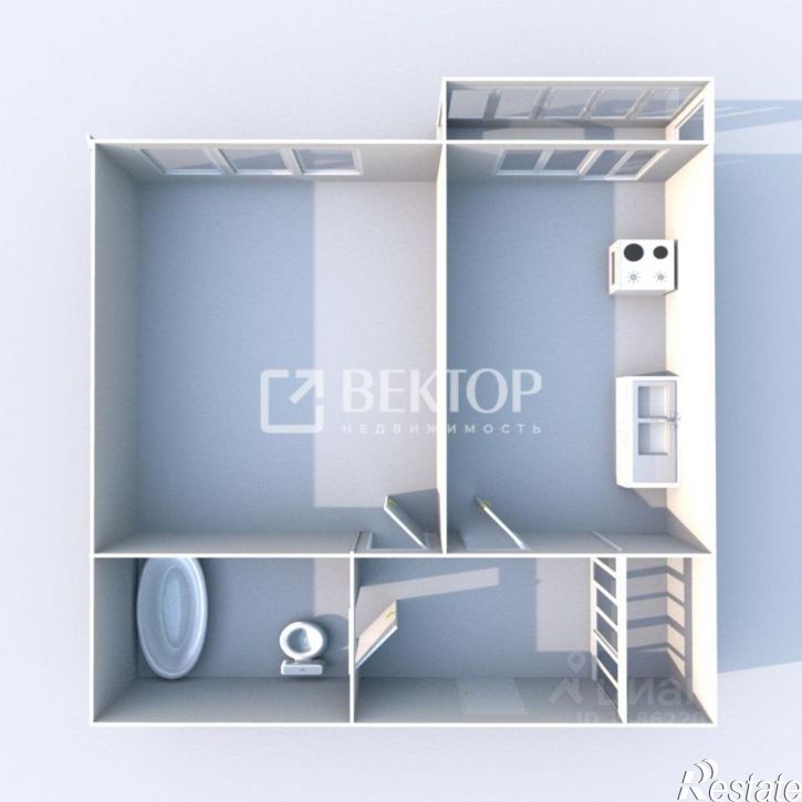 1-комн квартира ул Сосновая, 3 3,  д. 3 3,  к. 3