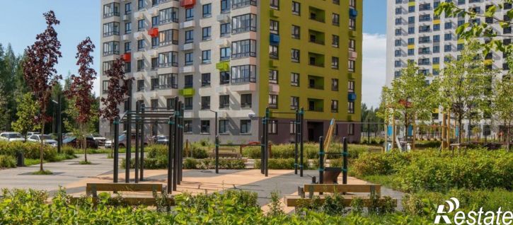 2-комн квартира в новом доме район Сокол, 1-й микрорайон, ЖК Волга Парк