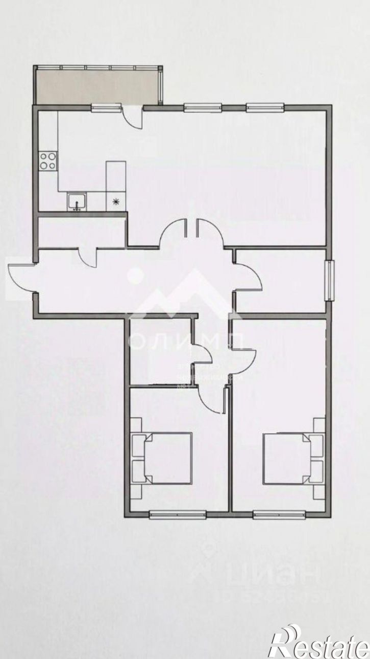 3-комн квартира ул Свердлова, 102 2,  д. 102 2,  к. 2