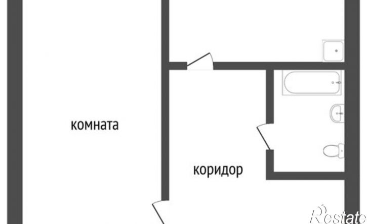 1-комн квартира ул Блюхера, 68,  д. 68