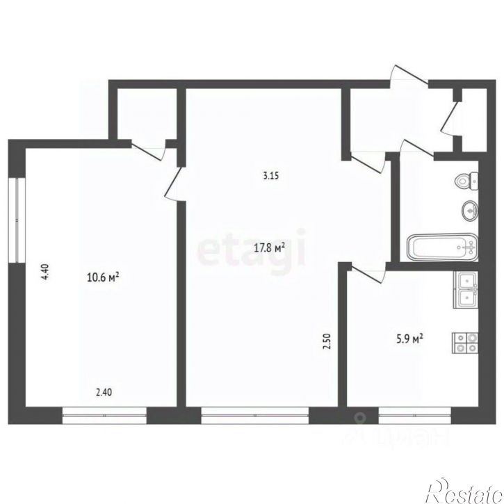 2-комн квартира ул Ямская, 78,  д. 78