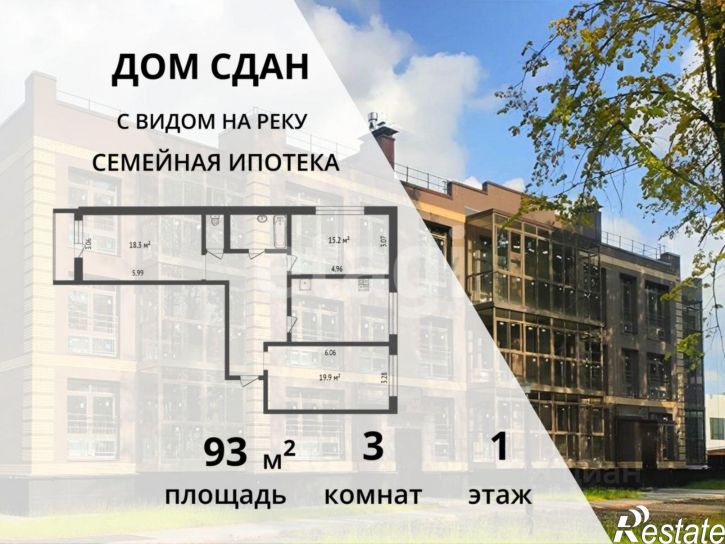 3-комн квартира Тверицкая наб, 59,  д. 59