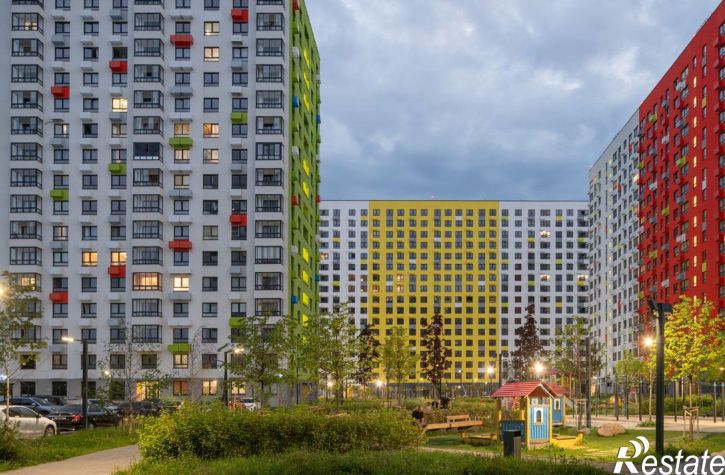 3-комн квартира в новом доме район Сокол, 1-й микрорайон, ЖК Волга Парк, 2В