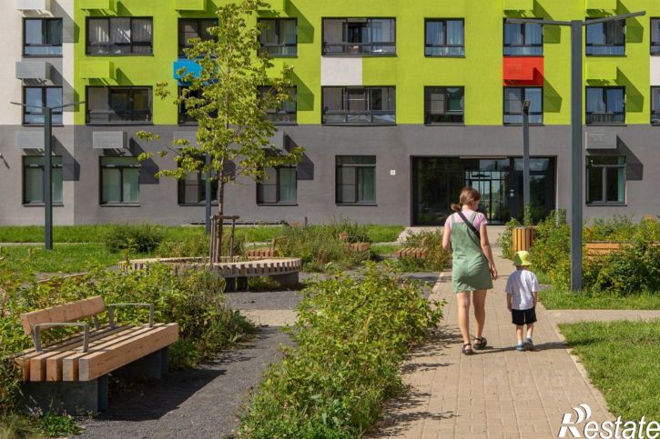 3-комн квартира в новом доме район Сокол, 1-й микрорайон, ЖК Волга Парк, 2В