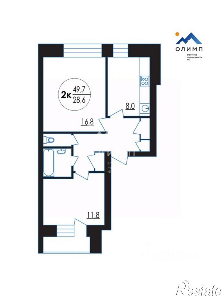2-комн квартира ул Керамическая, 5,  д. 5