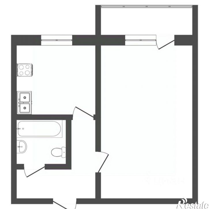 1-комн квартира ул Угличская, 23,  д. 23
