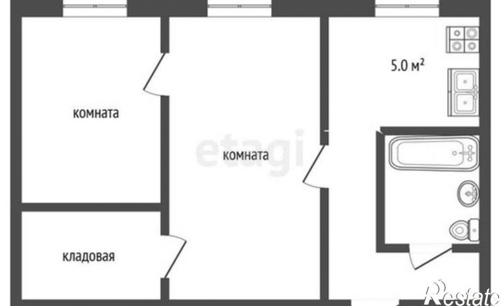 2-комн квартира ул Большая Техническая, 6а,  д. 6а