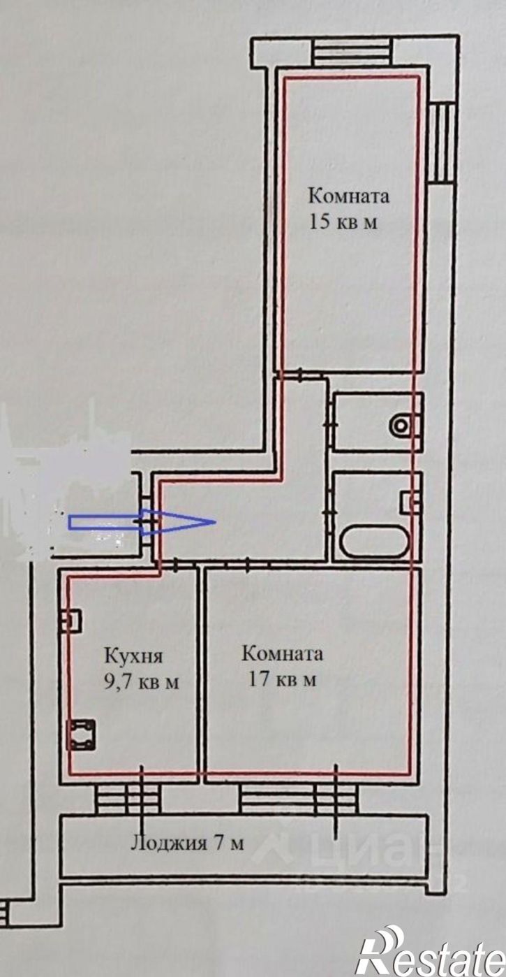 2-комн квартира ул Кривова, 53 2,  д. 53 2,  к. 2