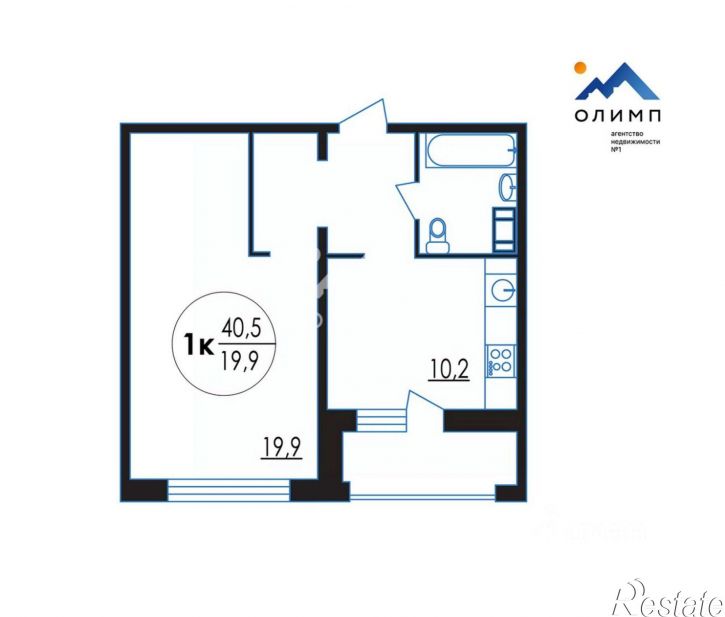 1-комн квартира ул Штрауса, 32,  д. 32
