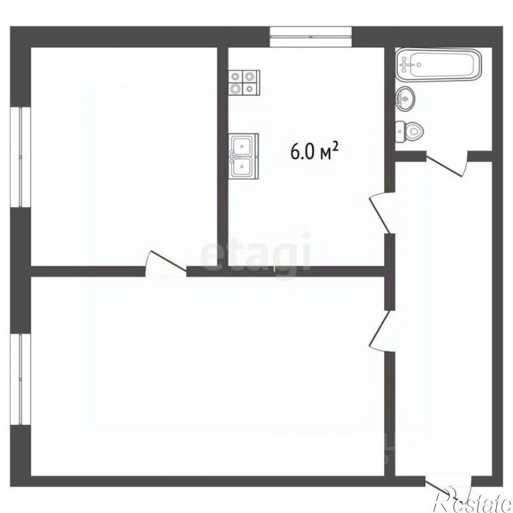 2-комн квартира поселок 50 Завода, 34,  д. 34