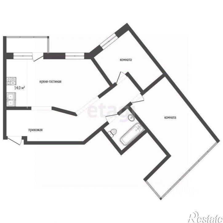 3-комн квартира ул Академика Колмогорова, 15 2,  д. 15 2,  к. 2