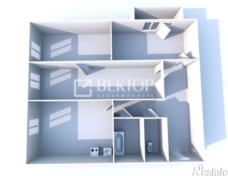 3-комн квартира ул Чкалова, 23а,  д. 23а