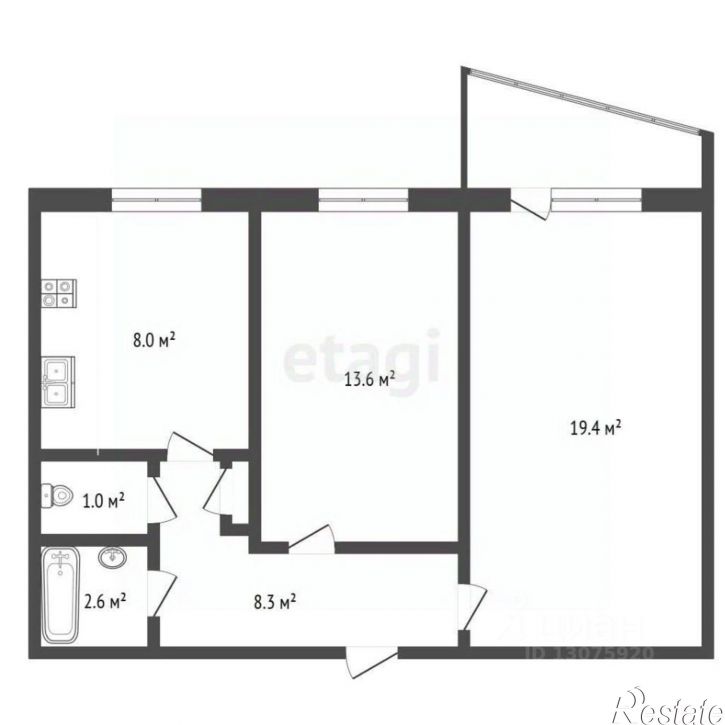 2-комн квартира ул Яковлевская, 10,  д. 10