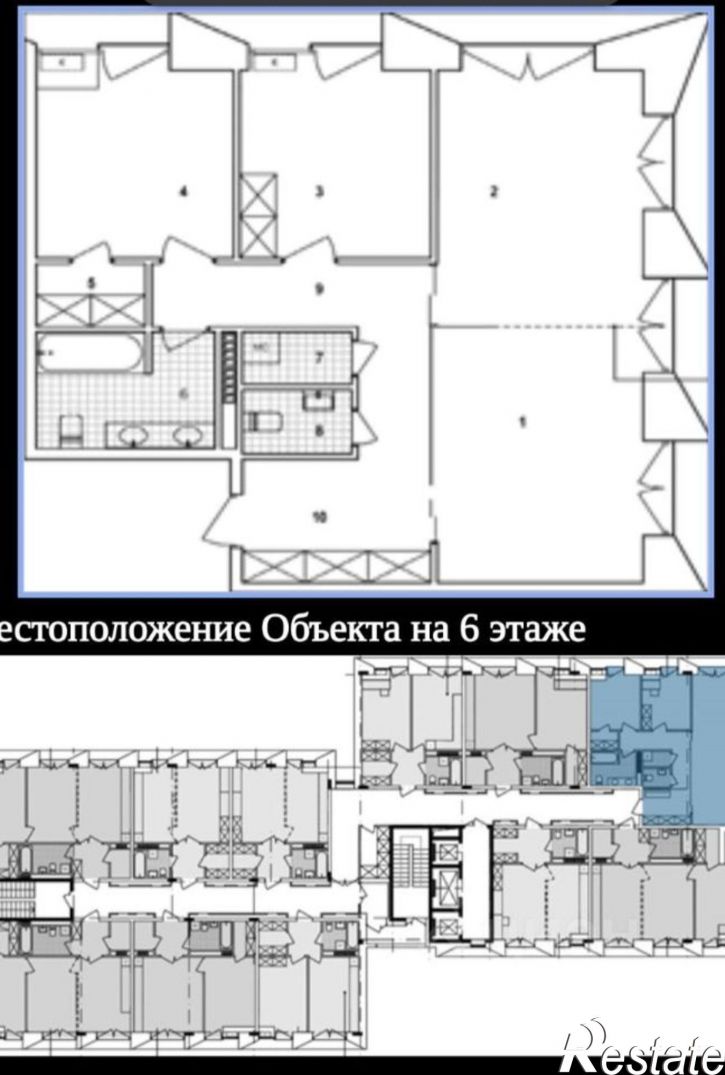 3-комн квартира Республиканский пр-д, 1,  д. 1