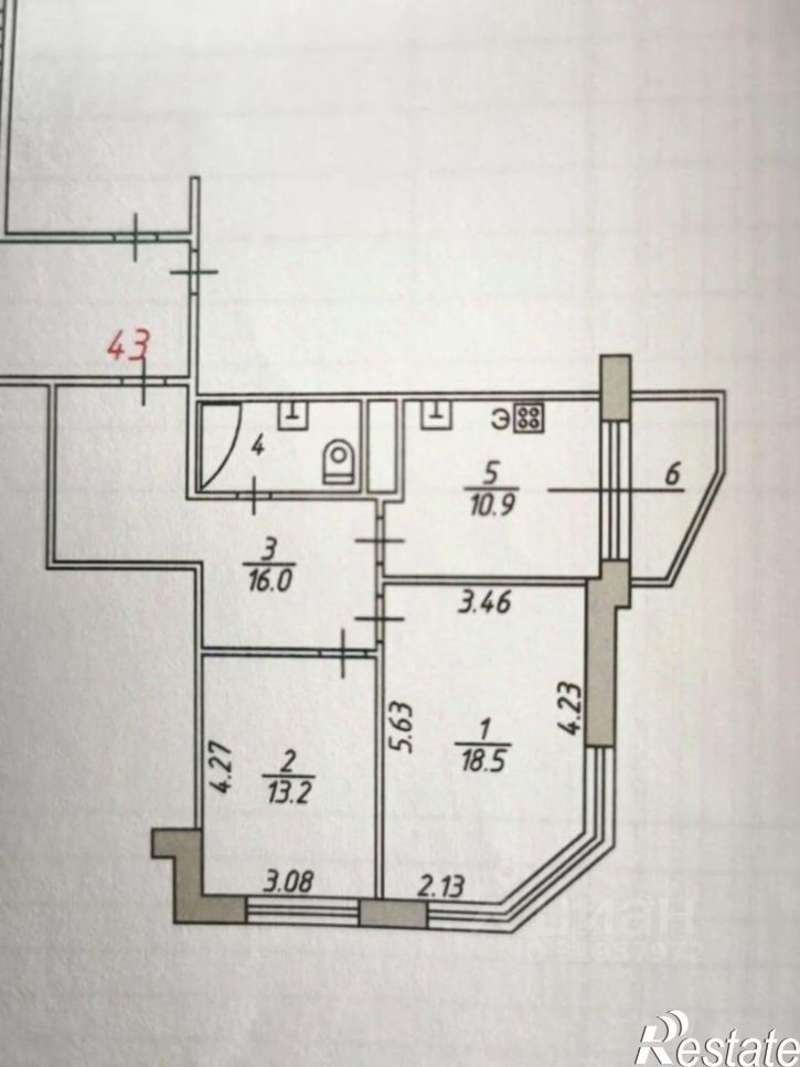 2-комн квартира 2-й Брагинский пр-д, 3,  д. 3