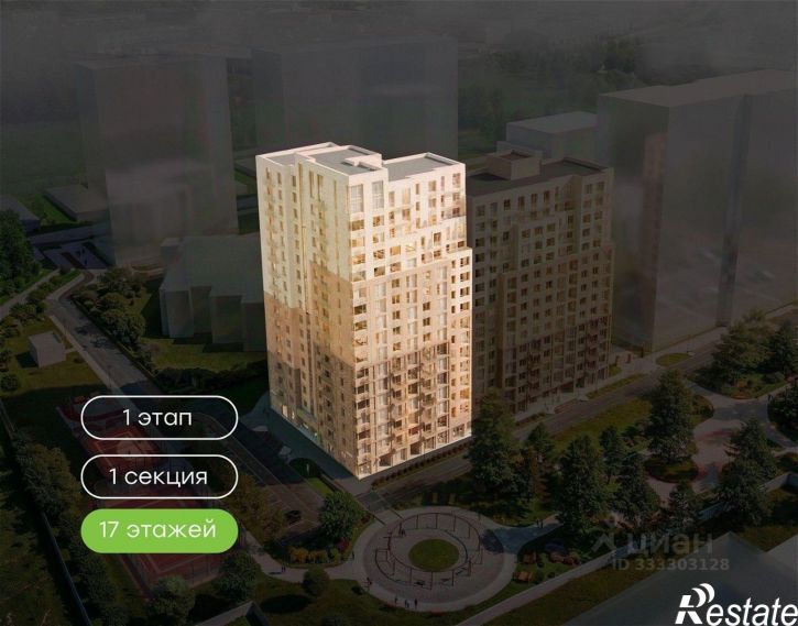 1-комн квартира в новом доме Суздальское шоссе