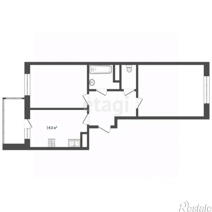 2-комн квартира ул Пашуковская, 9,  д. 9