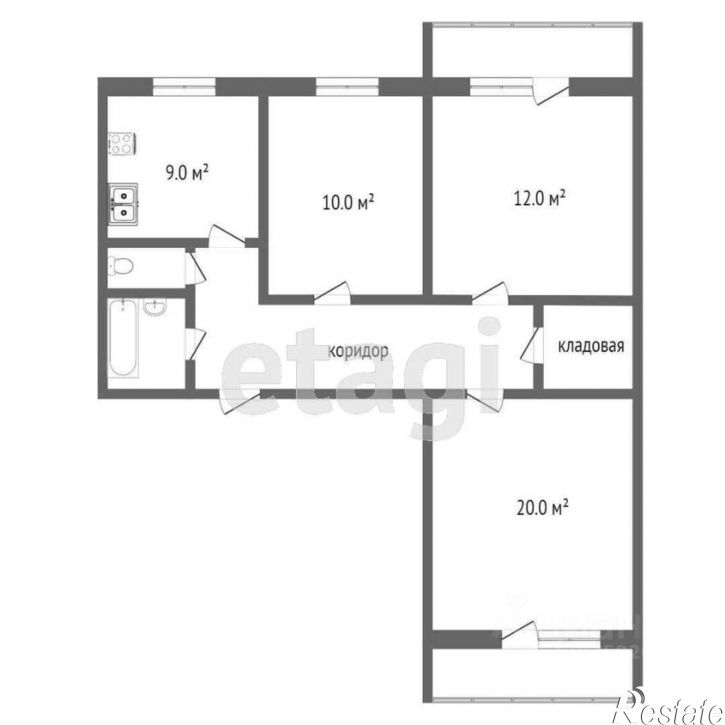3-комн квартира ул Бабича, 11 5,  д. 11 5,  к. 5