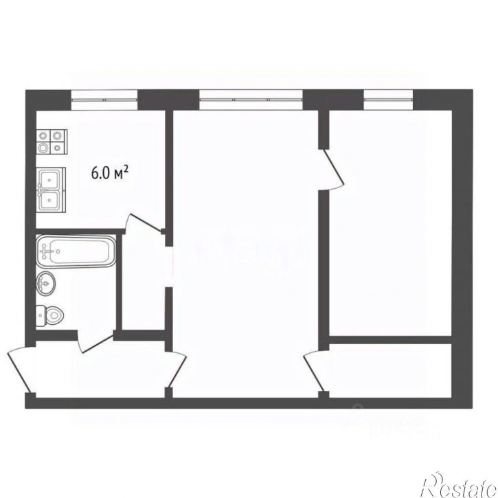2-комн квартира ул Бахвалова, 9б,  д. 9б