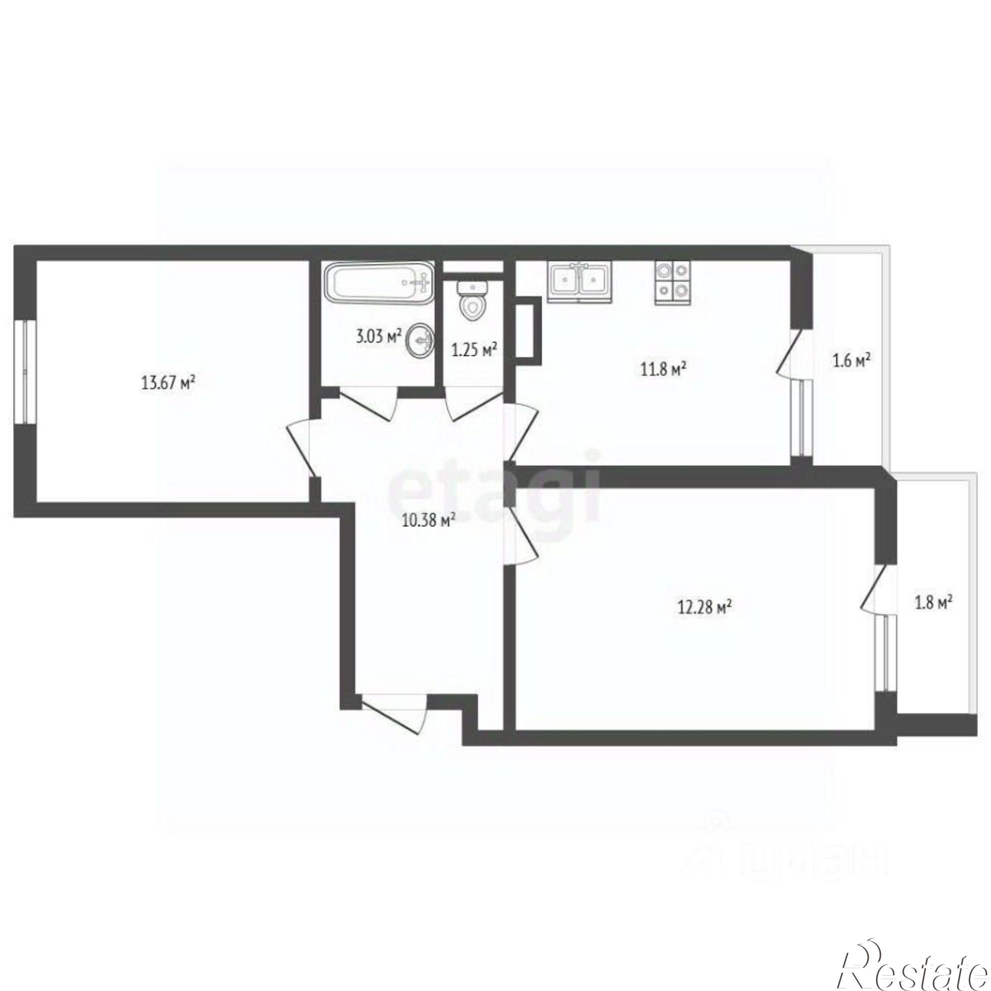 Купить квартиру за 5 850 000 рублей
