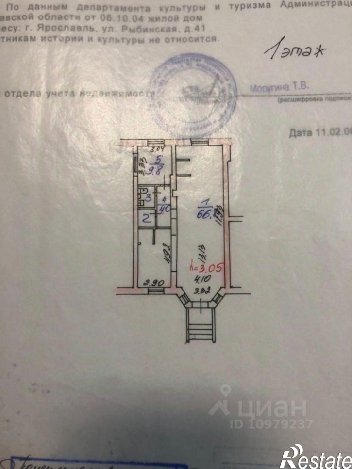 Офис Рыбинская улица, 41,  д. 41