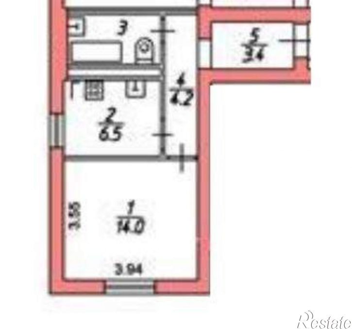 1-комн квартира Балтийская улица, д.10