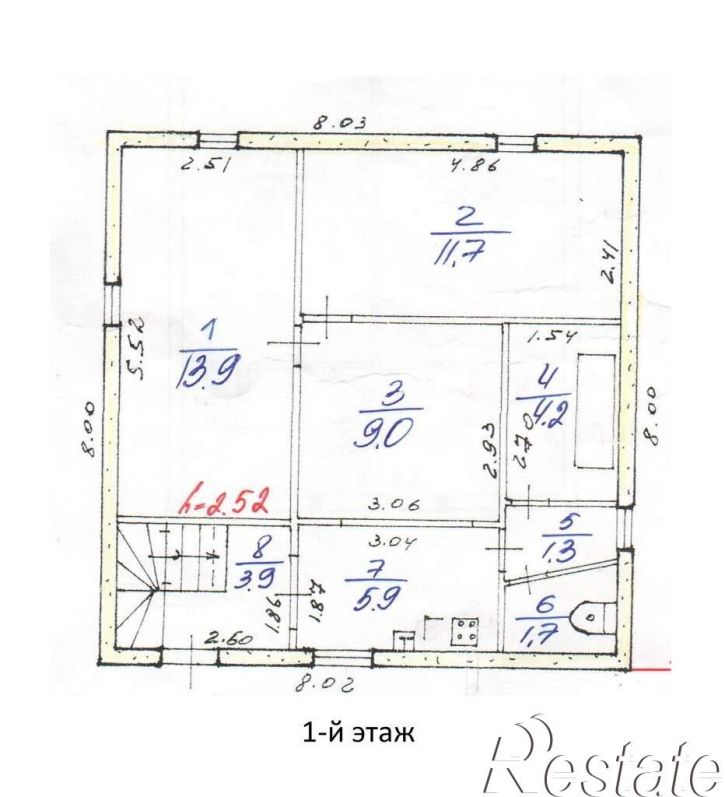 Коттедж/дом Запольская улица, д.6