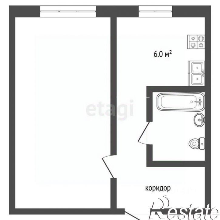 1-комн квартира проспект Дзержинского, 59,  д. 59