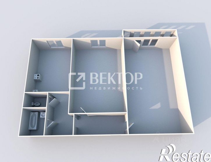 2-комн квартира Ленинградский проспект, 74,  д. 74