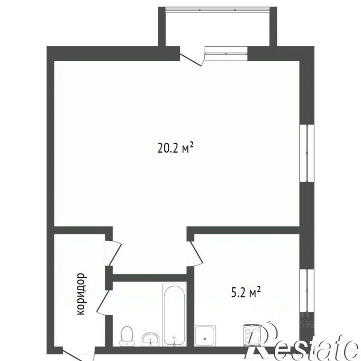 1-комн квартира проспект Ленина, 36,  д. 36