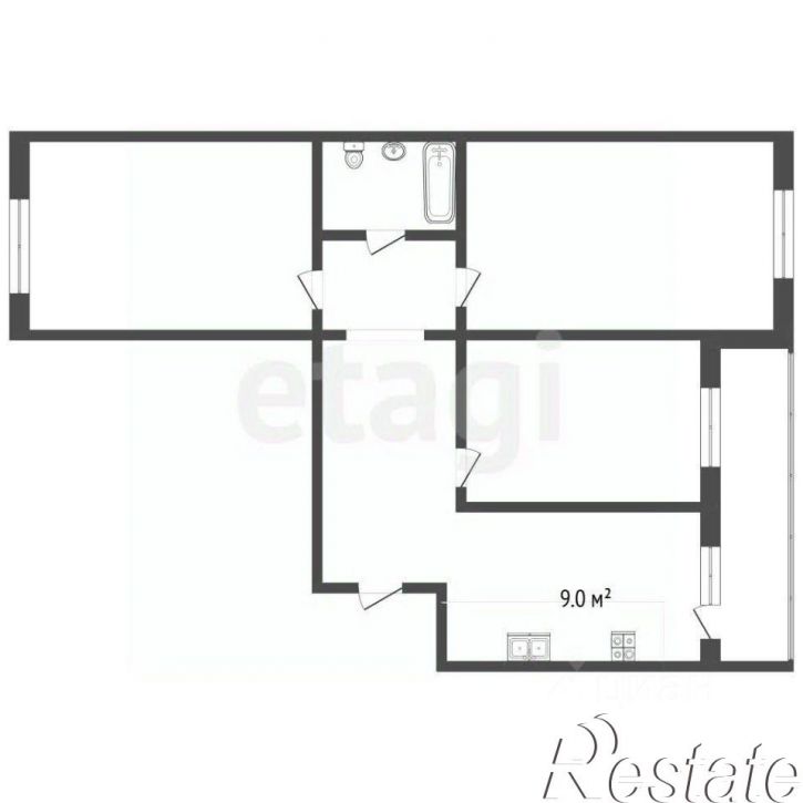 3-комн квартира улица Доронина, 6 к2,  д. 6 к2