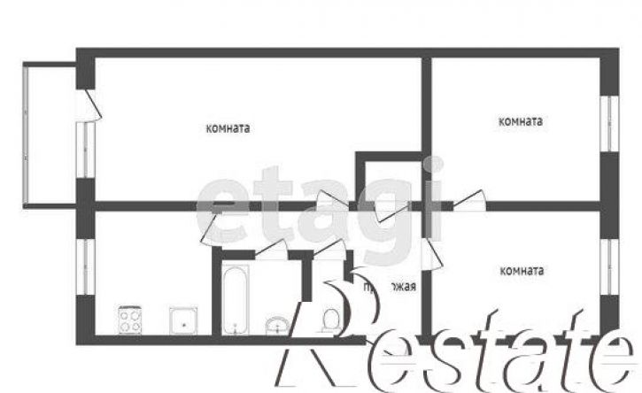 3-комн квартира улица Серго Орджоникидзе, 8 к2,  д. 8 к2
