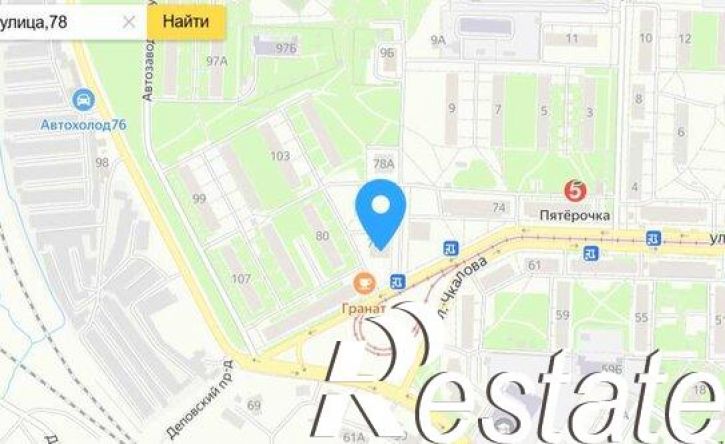 2-комн квартира улица Чкалова, 78,  д. 78
