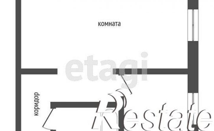 1-комн квартира улица Добрынина, 24А,  д. 24А