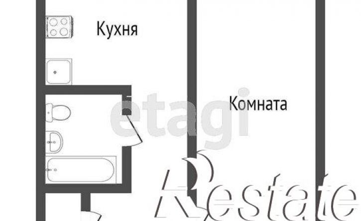 1-комн квартира улица Серго Орджоникидзе, 10,  д. 10