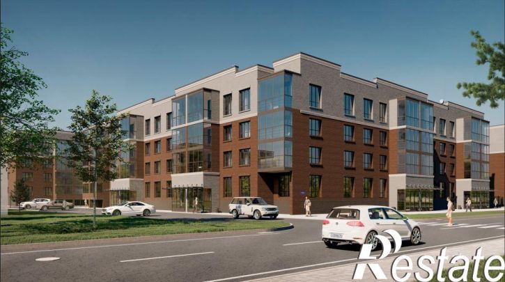 1-комн квартира в новом доме Клубная ул, 1
