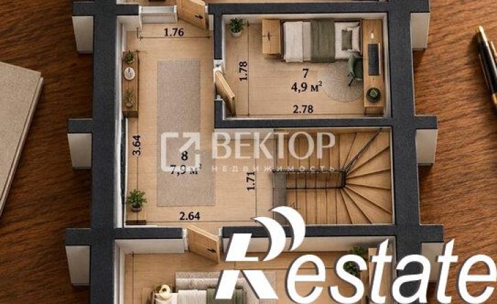 3-комн квартира ул деревня Старое Брагино, 1,  д. 1