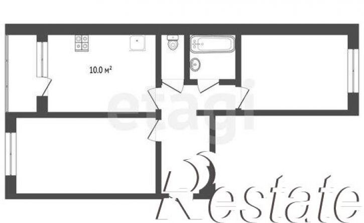 2-комн квартира Красноборская улица, 37,  д. 37