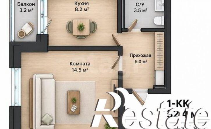 1-комн квартира 2-й Брагинский проезд, 10,  д. 10