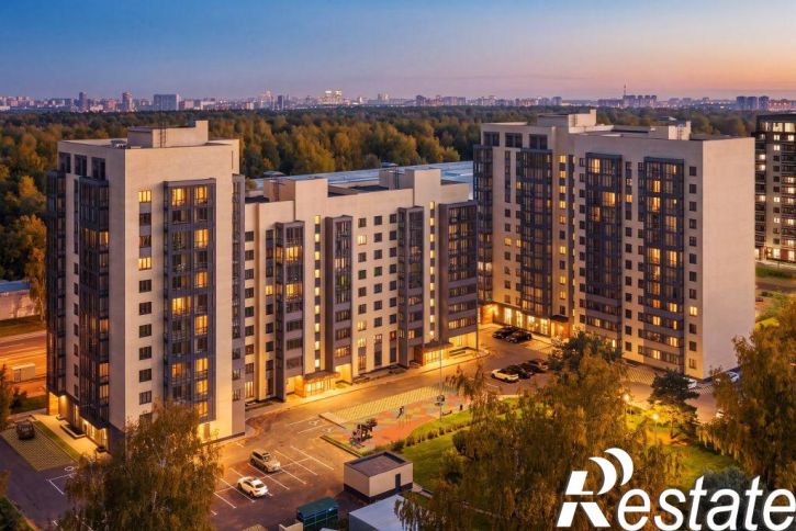 1-комн квартира в новом доме 1-я Приволжская ул., 1