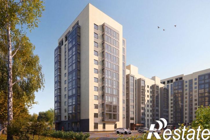 1-комн квартира в новом доме 1-я Приволжская ул., 1